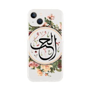 Floral “Hubb” (Love): iPhone Clear Case