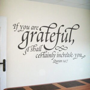 If You Are Grateful (Swash) - Decal